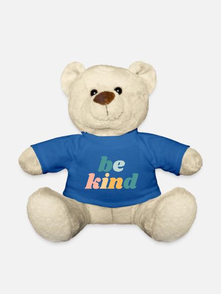 Be Kind - Christian - Teddy Bear - royal blue