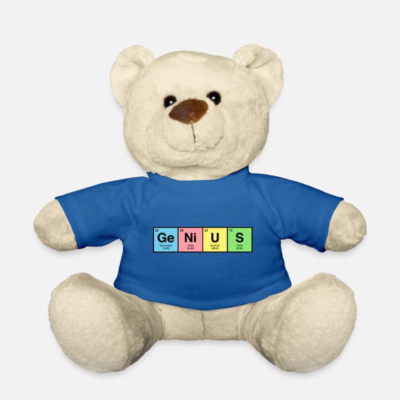 GENIUS - Tableau périodique - Nounours - bleu roi