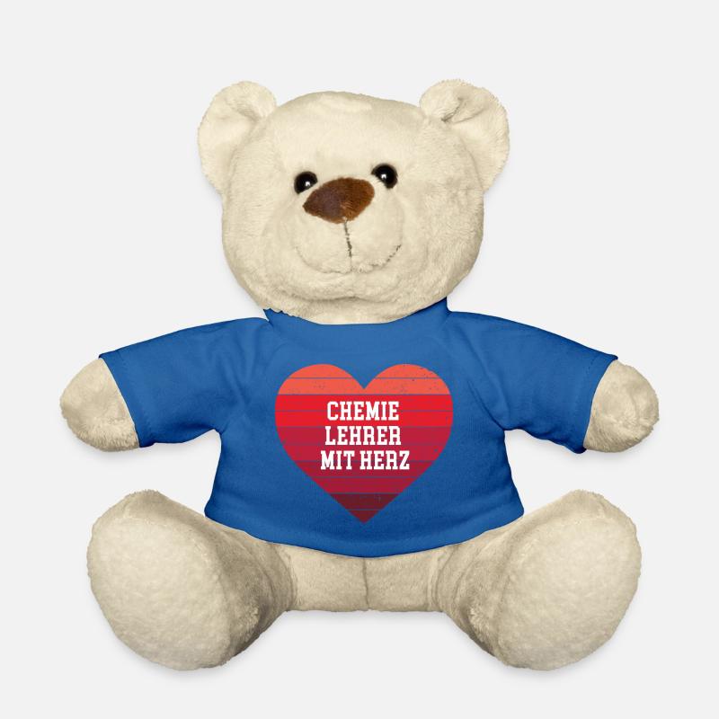 Chemielehrer mit Herz Danke Bester Chemie Lehrer - Teddy - Königsblau