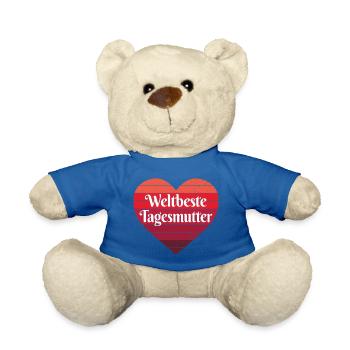 Tagesmutter Erzieher Kindertagespflege Babysitter - Teddy - Königsblau - Vorne