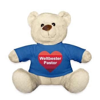 Pastor Pfarrer Priester Beste Pastoren Religion - Teddy - Königsblau - Vorne