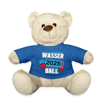 Wasserball 2025 Wasserballer Wasserballspieler - Teddy - Königsblau - Vorne