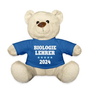 Biologie Studium Biologielehrer 2024 Lehramt Bio - Teddy - Königsblau - Vorne