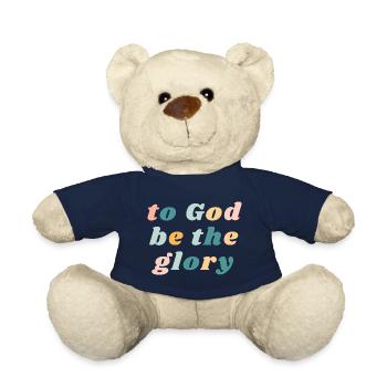 Zu Gott sei die Herrlichkeit Glückliche bunte Vibe Christian - Teddy - French Navy - Vorne
