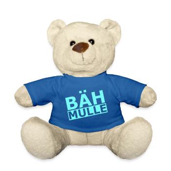 Bähmulle Bähmull Jammerlappen weinen jammern - Teddy - Königsblau - Vorne