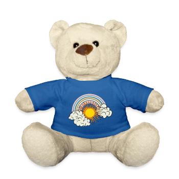 sonne wolken regenbogen - Teddy - Königsblau - Vorne