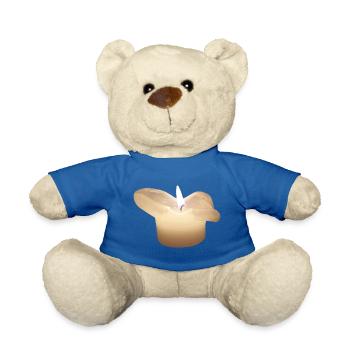 bougie - Nounours - bleu roi - Devant