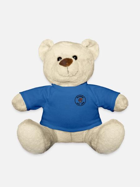 Grantler 1998 - for birthday -Bavarian saying - Teddy Bear - royal blue