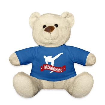 Kickboxing cadeau sports de combat - Nounours - bleu roi - Devant