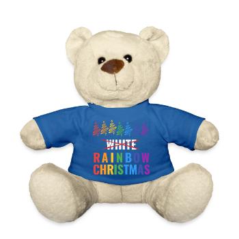 Rainbow Christmas - Teddy - Königsblau - Vorne