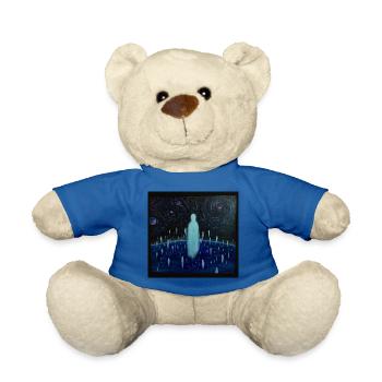 Many of Us! - Teddy Bear - royal blue - Front