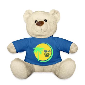 Malle Crew 2027 Palmen Design - Teddy - Königsblau - Vorne