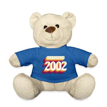 Septembre 2002 - Cadeau du 20e anniversaire. Génial. - Nounours - bleu roi - Devant