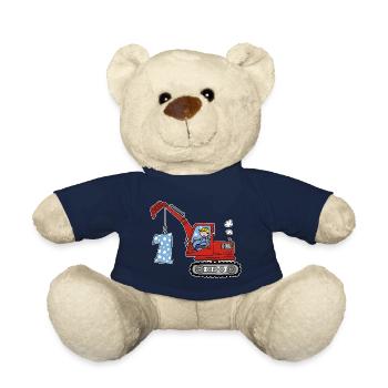 Bagger 1. Geburtstag - Teddy - French Navy - Vorne
