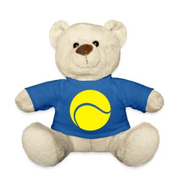 Tennis ball - Teddy Bear - royal blue - Front