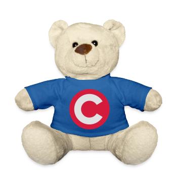 Copyright | Camera observed - Teddy Bear - royal blue - Front