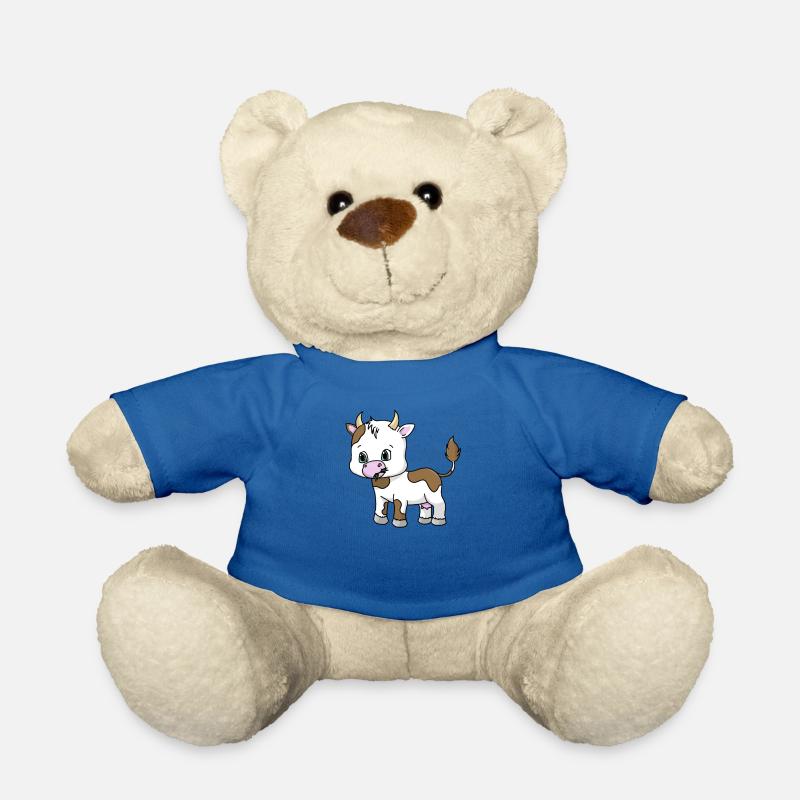 cow - Teddy Bear - royal blue