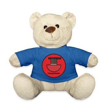 Ramen Itadakimasu - Teddy Bear - royal blue - Front