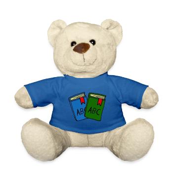 Schulbücher, Erste Klasse, Kinder - Teddy - Königsblau - Vorne