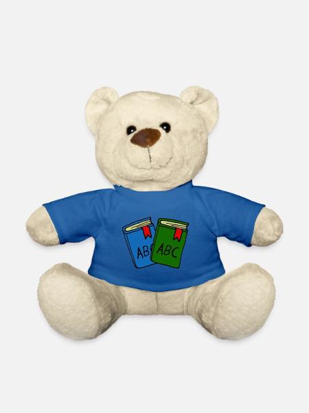 Schulbücher, Erste Klasse, Kinder - Teddy - Königsblau
