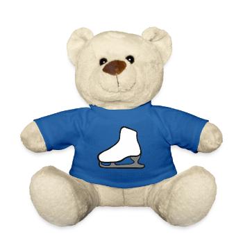 Ice skate speed skating figure skating ice skating - Teddy Bear - royal blue - Front
