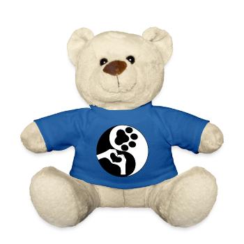 Yin Yang Human/Animals - Teddy Bear - royal blue - Front