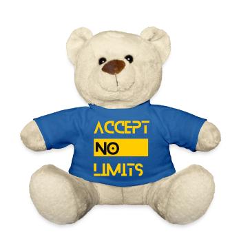 accept no limits grenzenlos erfolg motivation - Teddy - Königsblau - Vorne