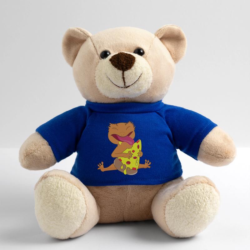 Citations sur un mignon gecko huppé mangeant une Nounours