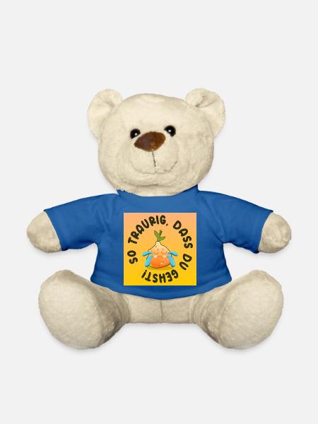 TRAURIGER ABSCHIED ORANGEN - Teddy - Königsblau