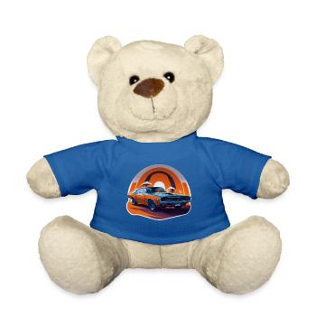Retro Thunder - Teddy Bear - royal blue - Front