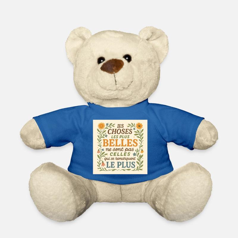 The most beautiful things - Teddy Bear - royal blue