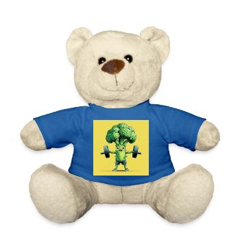 Healthy broccoli powerhouse - Teddy Bear - royal blue - Front