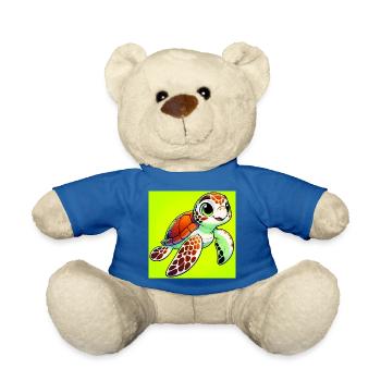 tortue - Nounours - bleu roi - Devant