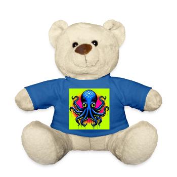 Krake - Teddy - Königsblau - Vorne