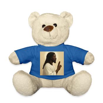 An inspiring portrait of contemporary spirituality - Teddy Bear - royal blue - Front