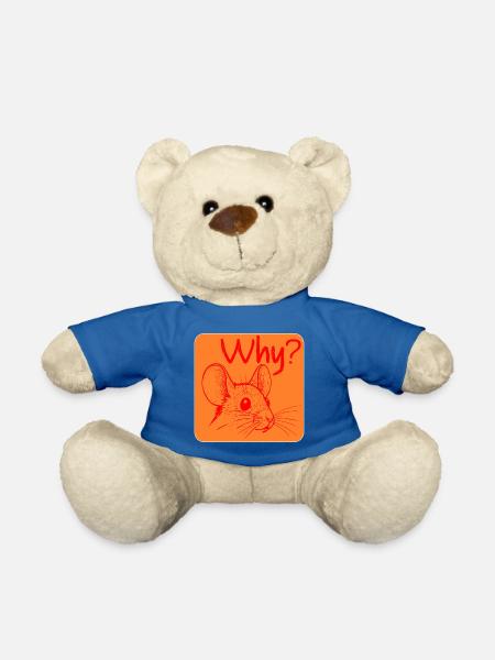 Warum Mausreizung? - Teddy - Königsblau