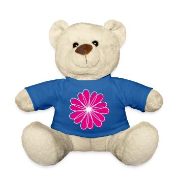 Fleur - Nounours - bleu roi - Devant