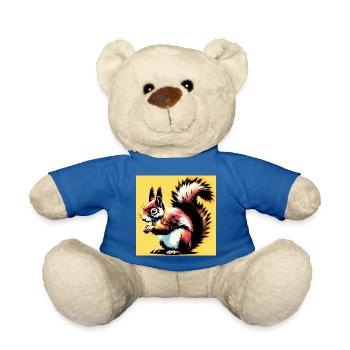 squirrel - Teddy Bear - royal blue - Front