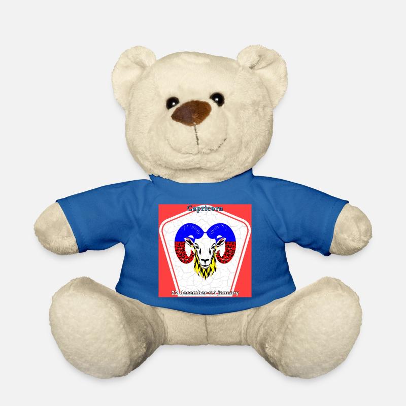Steinbock - Teddy - Königsblau
