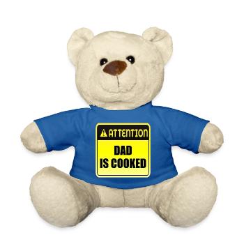 Papa-Stimmung - Teddy - Königsblau - Vorne