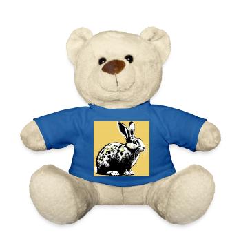 Kaninchen - Teddy - Königsblau - Vorne