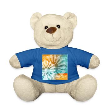 Balearic Islands Tie-Dye - Teddy Bear - royal blue - Front