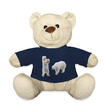 Polar bear - Teddy Bear - french navy - Front