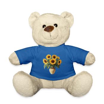 Sonnenblume - Teddy - Königsblau - Vorne