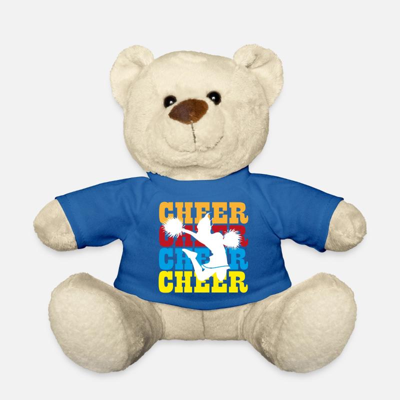 Retro Cheerleader Cheerleading Geschenk - Teddy - Königsblau