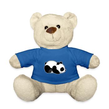 panda - Teddy Bear - royal blue - Front
