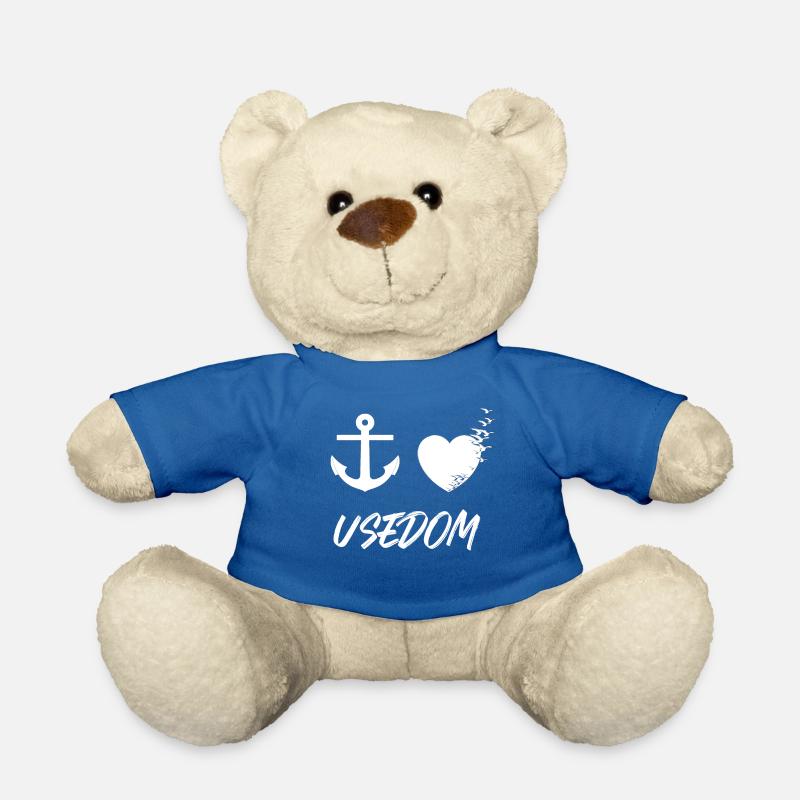 I love Usedom - Teddy - Königsblau