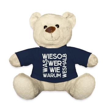 who how what - Teddy Bear - french navy - Front