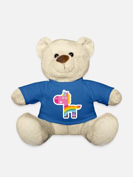 Einhorn-Iris - Teddy - Königsblau