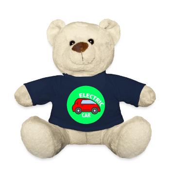 Electric Car - Teddy Bear - french navy - Front